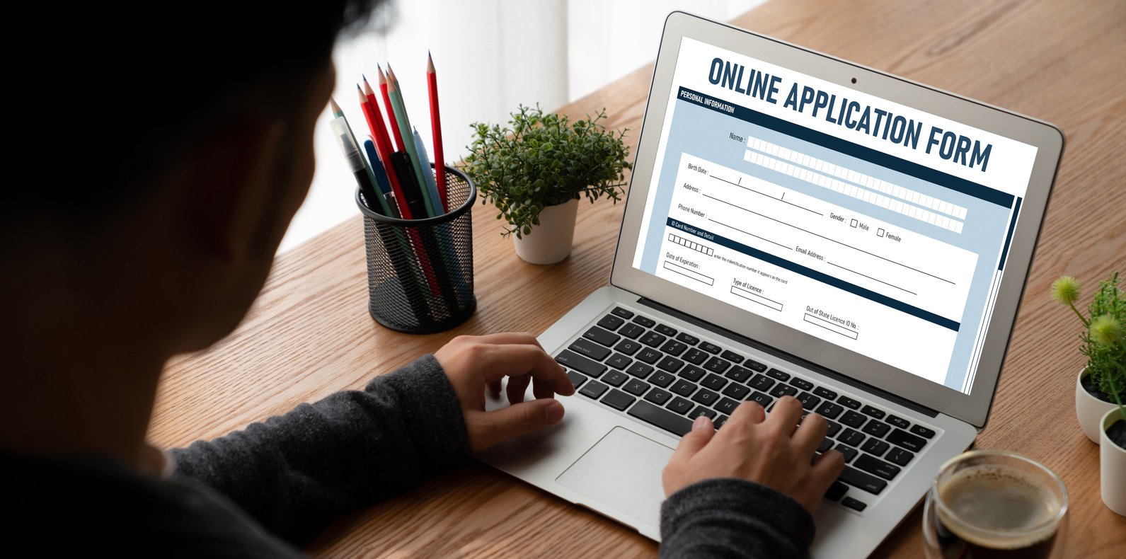 Online application form for modish registration